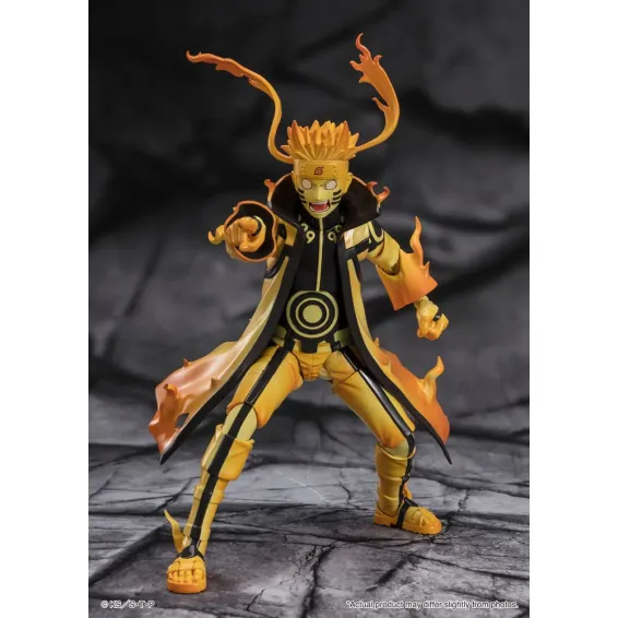 Naruto - S.H. Figuarts - Figura Naruto Uzumaki Kurama Link Mode (Courageous Strength That Binds) Tamashii Nations 6