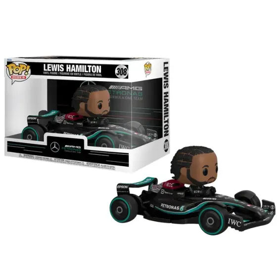 Formula 1 - Figurine Lewis Hamilton 308 Deluxe Rides POP! Funko