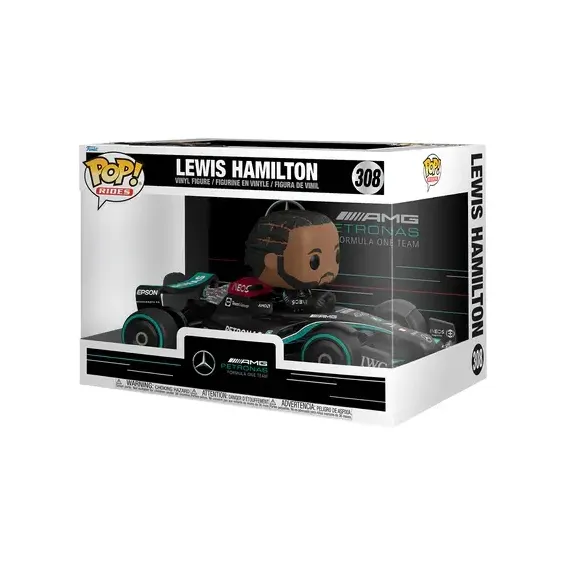 Formula 1 - Figurine Lewis Hamilton 308 Deluxe Rides POP! Funko 2