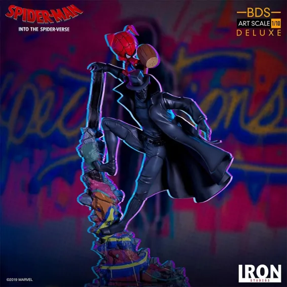 Figurine Marvel Spiderverse - BDS Art Scale Deluxe Spider-Man Noir 8