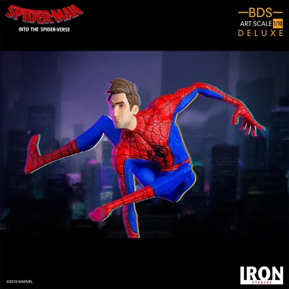 Figurine Marvel Spiderverse - BDS Art Scale Deluxe Peter Parker 11
