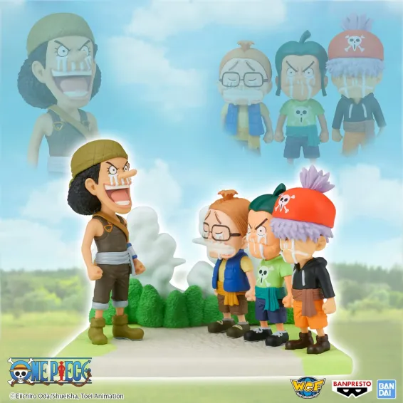 One Piece - WCF Log Stories - Figurine Usopp Pirates Banpresto 4
