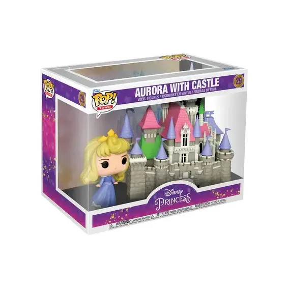 Disney - Ultimate Princess - Figura Aurora with Castle 29 POP! Town Funko 2
