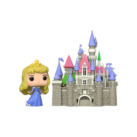 Disney - Ultimate Princess - Figura Aurora with Castle 29 POP! Town Funko 3
