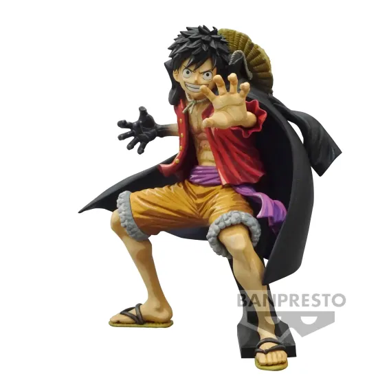 One Piece - King of Artist - Figura Monkey D. Luffy Wano Kuni II Manga Dimensions Banpresto