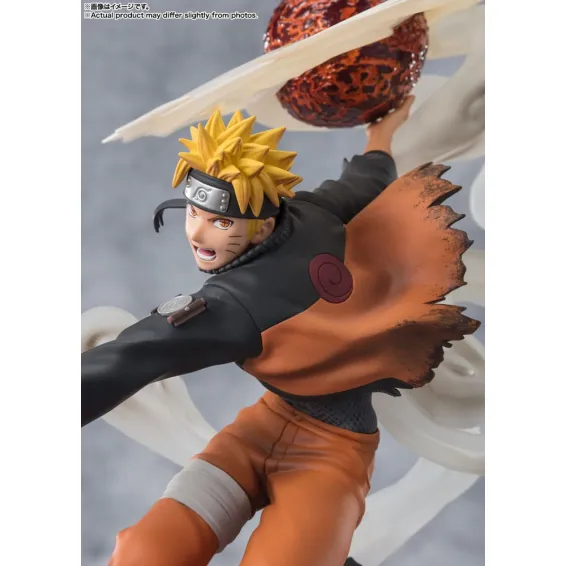 Naruto Shippuden - Figuarts Zero - Naruto Uzumaki-Sage Art: Lava Release Rasenshuriken (Extra Battle) Figure Tamashii Nations 4