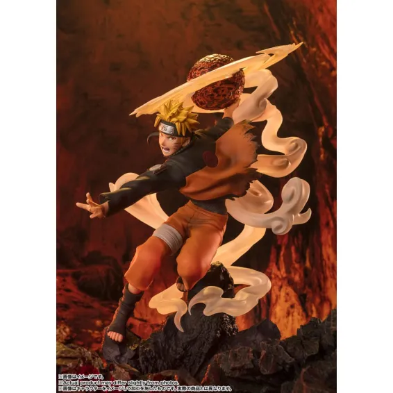 Naruto Shippuden - Figuarts Zero - Naruto Uzumaki-Sage Art: Lava Release Rasenshuriken (Extra Battle) Figure Tamashii Nations 6