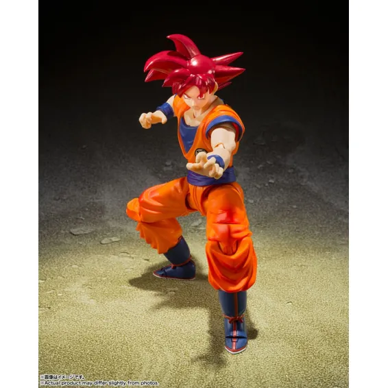 Dragon Ball Super - S.H. Figuarts - Figurine Super Saiyan God Son Goku (Saiyan God of Virtue) Tamashii Nations 3