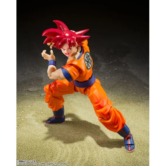 Dragon Ball Super - S.H. Figuarts - Figurine Super Saiyan God Son Goku (Saiyan God of Virtue) Tamashii Nations 4