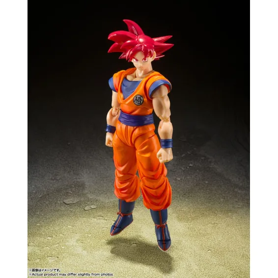 Dragon Ball Super - S.H. Figuarts - Figura Super Saiyan God Son Goku (Saiyan God of Virtue) Tamashii Nations