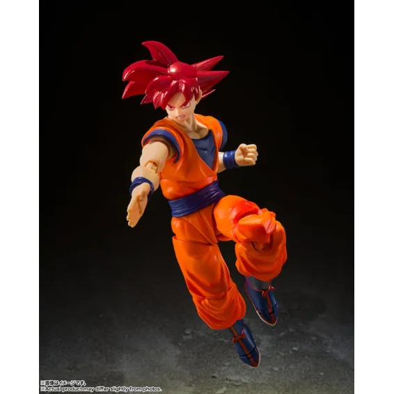 Dragon Ball Super - S.H. Figuarts - Figura Super Saiyan God Son Goku (Saiyan God of Virtue) Tamashii Nations 6