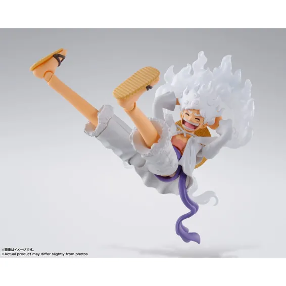 One Piece - S.H. Figuarts - Monkey D. Luffy Gear 5 Figure Tamashii Nations 4