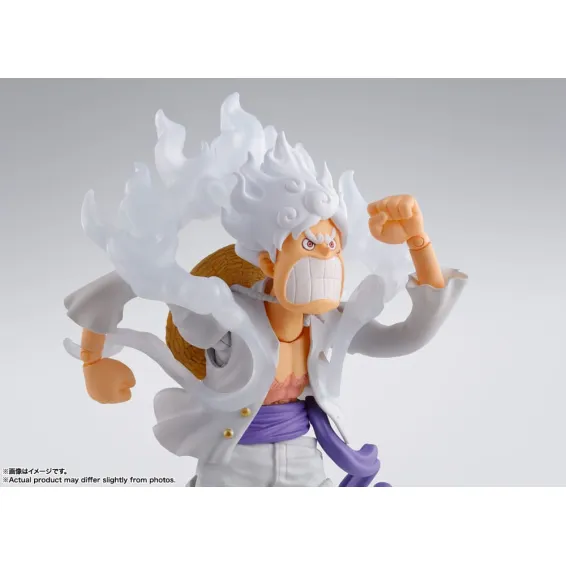 One Piece - S.H. Figuarts - Monkey D. Luffy Gear 5 Figure Tamashii Nations 6