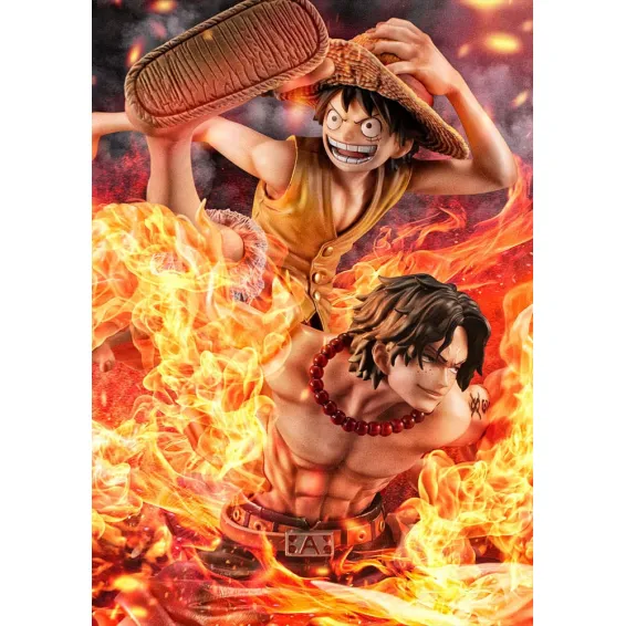 One Piece - Portrait of Pirates NEO-MAXIMUM - Figurine Luffy & Ace Bond between brothers 20th Limited Ver. Megahouse 9