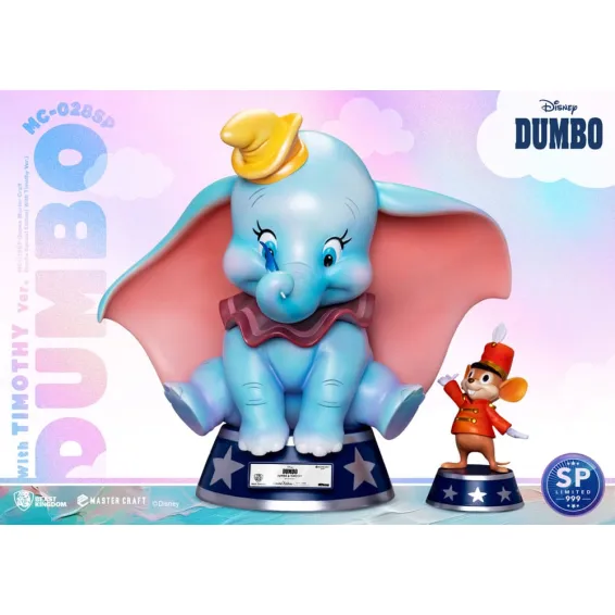 Disney Dumbo - Master Craft - Figura Dumbo with Timothy Special Edition Beast Kingdom