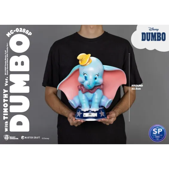Disney Dumbo - Master Craft - Dumbo with Timothy Special Edition Figure Beast Kingdom 6