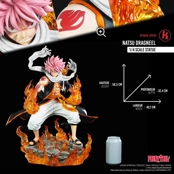 Fairy Tail - Figurine Natsu Kutsine Statue 18