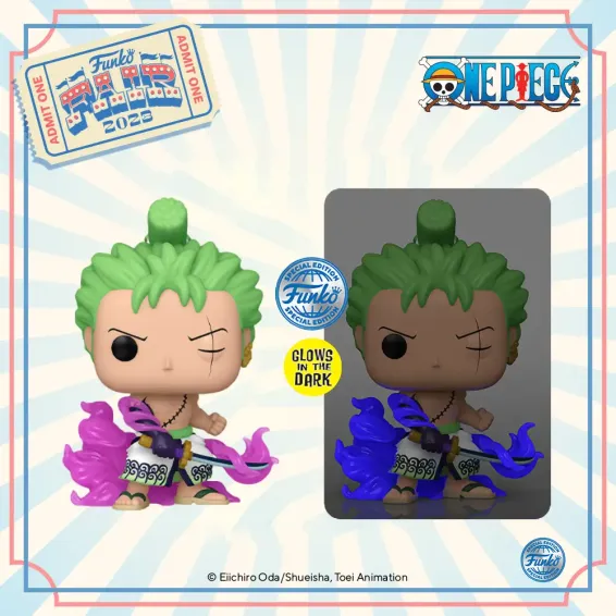 One Piece - Figurine Zoro 1288 GITD POP! Funko - 1