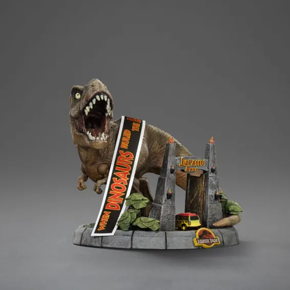 Jurassic Park - MiniCo - Figurine T-Rex 30th Anniversary Deluxe Iron Studios 2