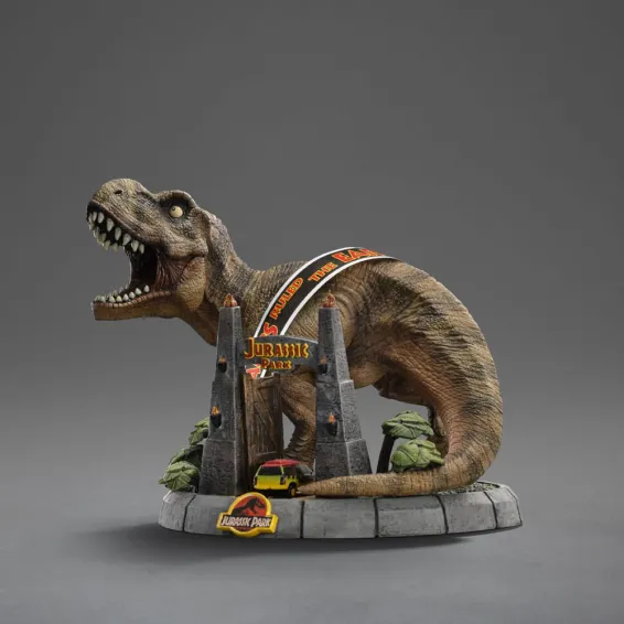 Jurassic Park - MiniCo - Figurine T-Rex 30th Anniversary Deluxe Iron Studios 3