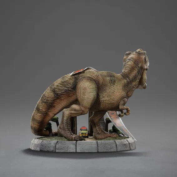 Jurassic Park - MiniCo - Figurine T-Rex 30th Anniversary Deluxe Iron Studios 4