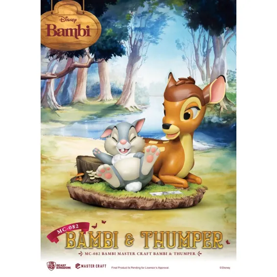 Disney Bambi - Master Craft - Figura Bambi & Thumper Beast Kingdom
