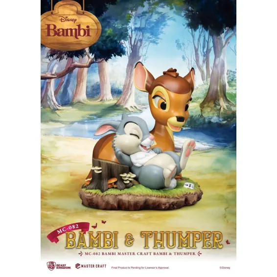 Disney Bambi - Master Craft - Figurine Bambi & Thumper Beast Kingdom 3