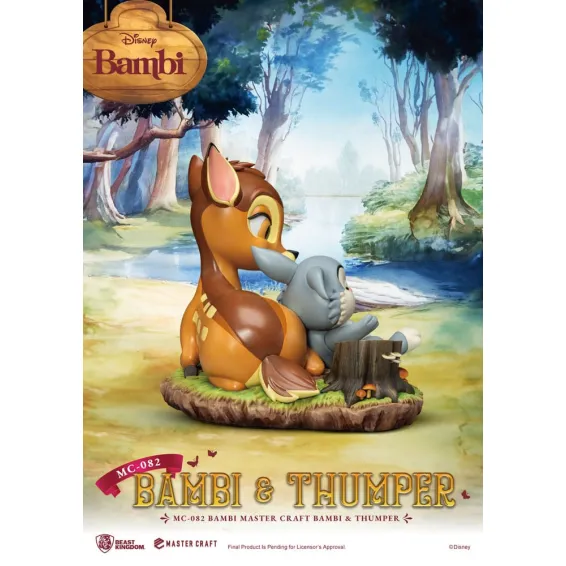 Disney Bambi - Master Craft - Figura Bambi & Thumper Beast Kingdom 4