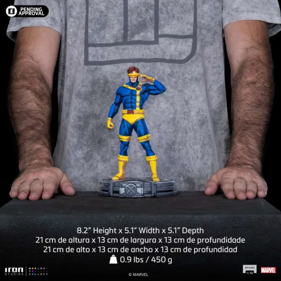 Marvel Comics - Art Scale 1/10 - Cyclops (X-Men '97) Figure Iron Studios 5