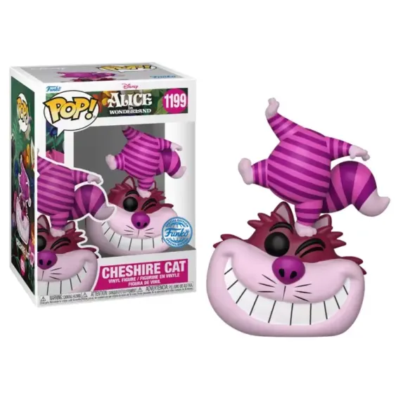 Disney Alicia en el país de las maravillas - Figura Cheshire Cat Special Edition 1199 (posibilidades de Chase) POP! Funko - 1