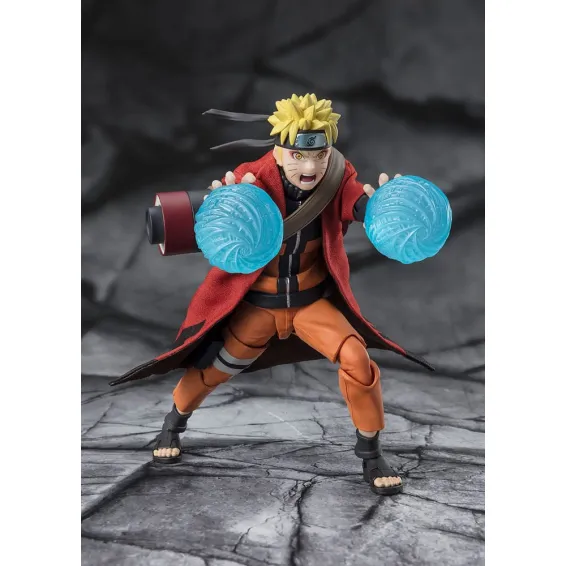 Naruto Shippuden - S.H. Figuarts - Figura Naruto Uzumaki Sage Mode (Savior of Konoha) Tamashii Nations 4