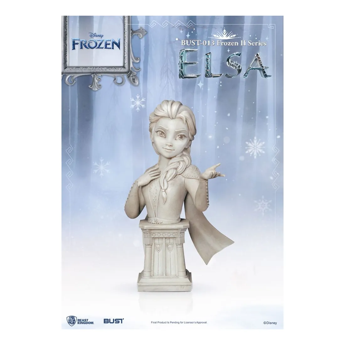 Classic Bust Series Figura Elsa | Figura Disney Frozen II | Beast Kingdom