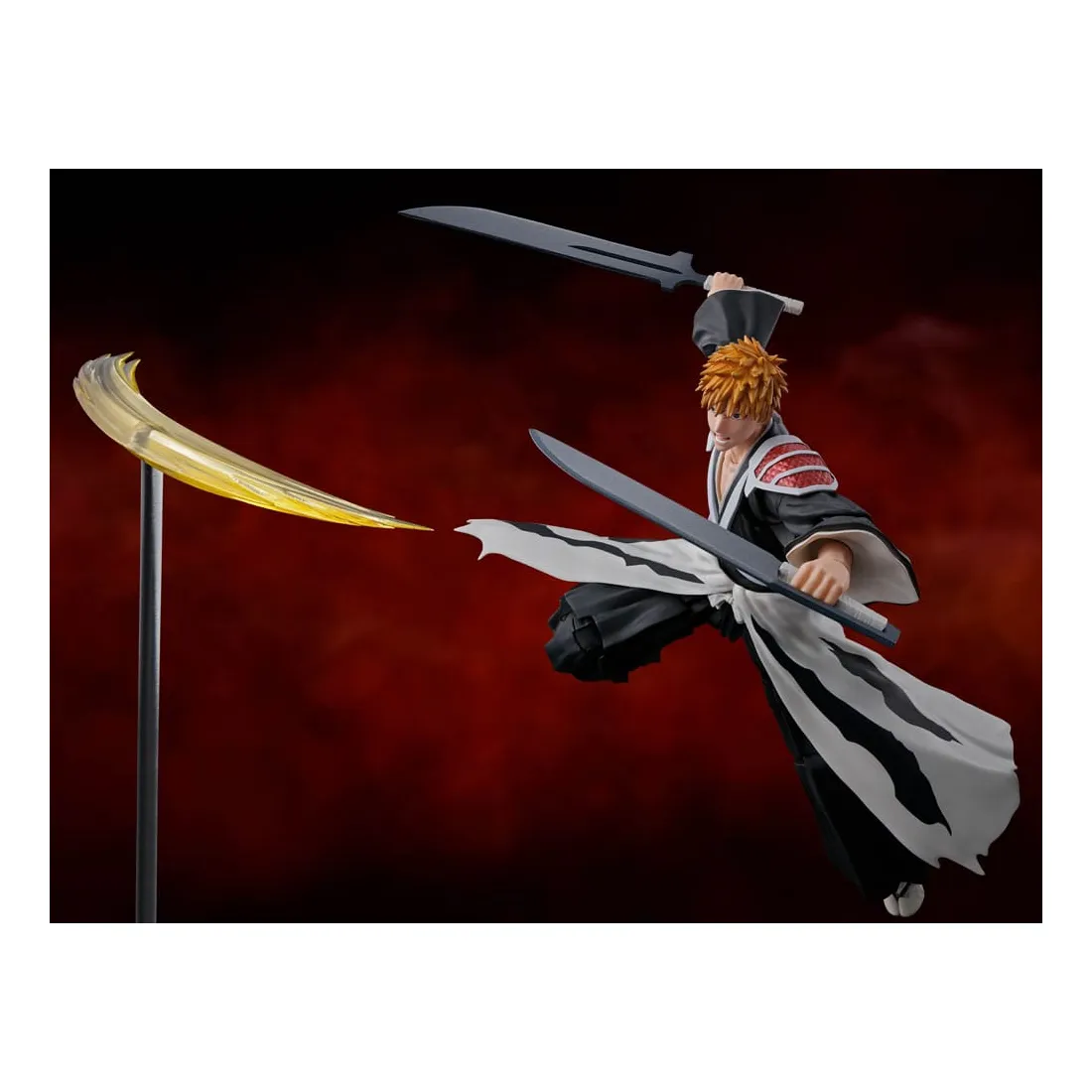 S.H. Figuarts Ichigo Kurosaki Dual Zangetsu Figure | Bleach: Thousand ...