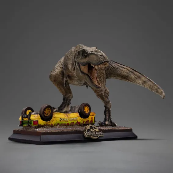 Jurassic Park - Icons - T-Rex Attack Figure Iron Studios 2