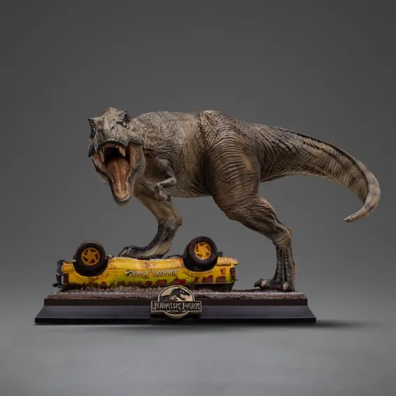 Jurassic Park - Icons - T-Rex Attack Figure Iron Studios
