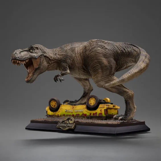 Jurassic Park - Icons - T-Rex Attack Figure Iron Studios 3