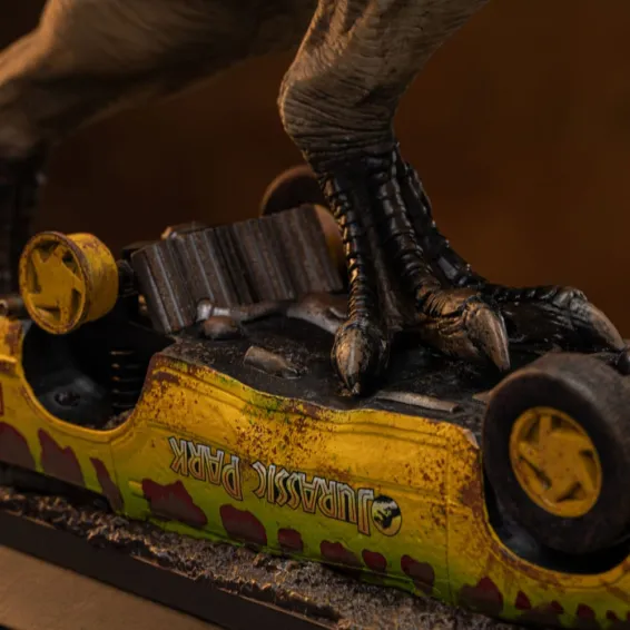 Jurassic Park - Icons - T-Rex Attack Figure Iron Studios 7