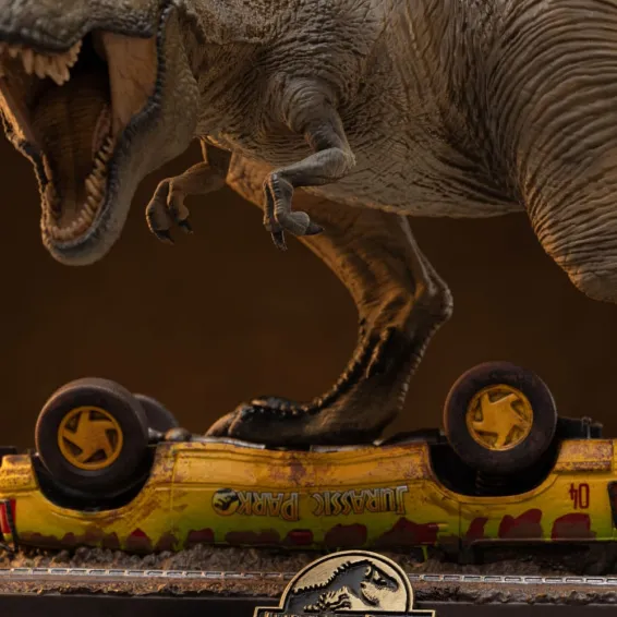Jurassic Park - Icons - T-Rex Attack Figure Iron Studios 8