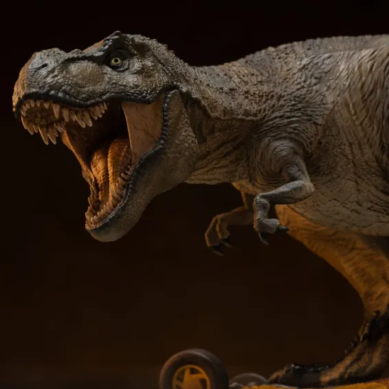 Jurassic Park - Icons - Figurine T-Rex Attack Iron Studios 9