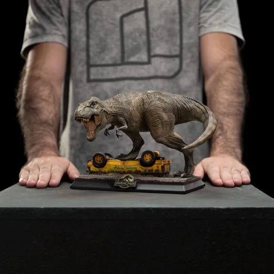 Jurassic Park - Icons - T-Rex Attack Figure Iron Studios 10