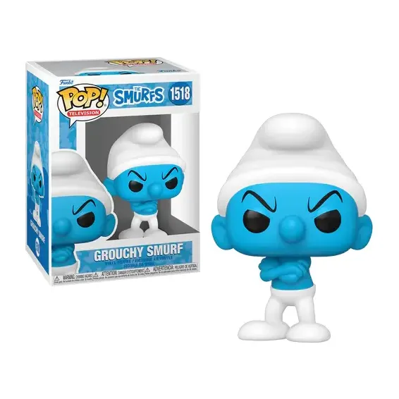 Les Schtroumpfs - Figurine Grouchy Smurf 1518 POP! Funko