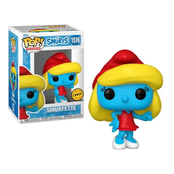 Les Schtroumpfs - Figurine Smurfette 1516 (chance de Chase) POP! Funko 2