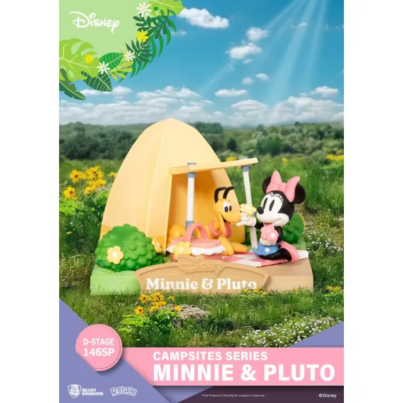 Disney - D-Stage - Figura Minnie & Pluto Special Edition (Campsite Series) Beast Kingdom