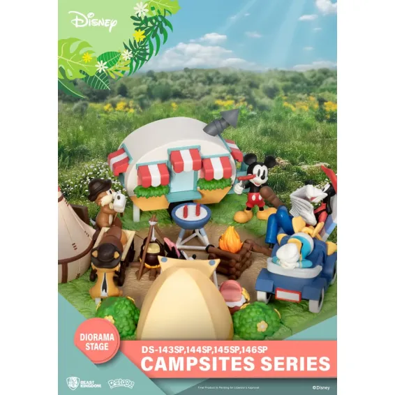 Disney - D-Stage - Figurine Minnie & Pluto Special Edition (Campsite Series) Beast Kingdom 2