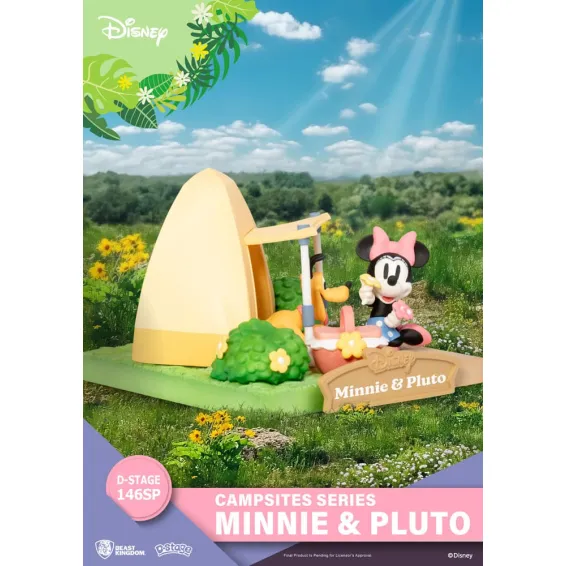 Disney - D-Stage - Figura Minnie & Pluto Special Edition (Campsite Series) Beast Kingdom 3