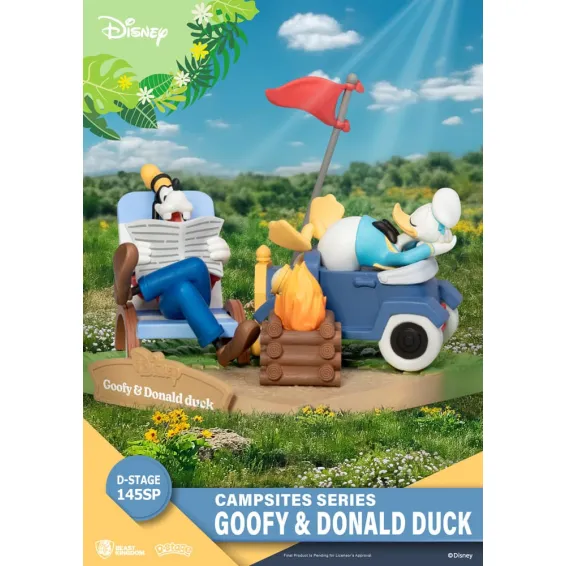 Disney - D-Stage - Goofy & Donald Duck Special Edition (Campsite Series) Figure Beast Kingdom 2