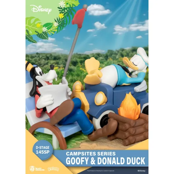 Disney - D-Stage - Goofy & Donald Duck Special Edition (Campsite Series) Figure Beast Kingdom 3