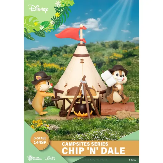 Disney - D-Stage - Chip & Dale Special Edition (Campsite Series) Figure Beast Kingdom 3