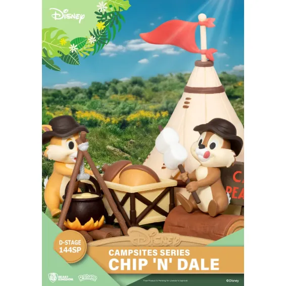 Disney - D-Stage - Figurine Chip & Dale Special Edition (Campsite Series) Beast Kingdom 4