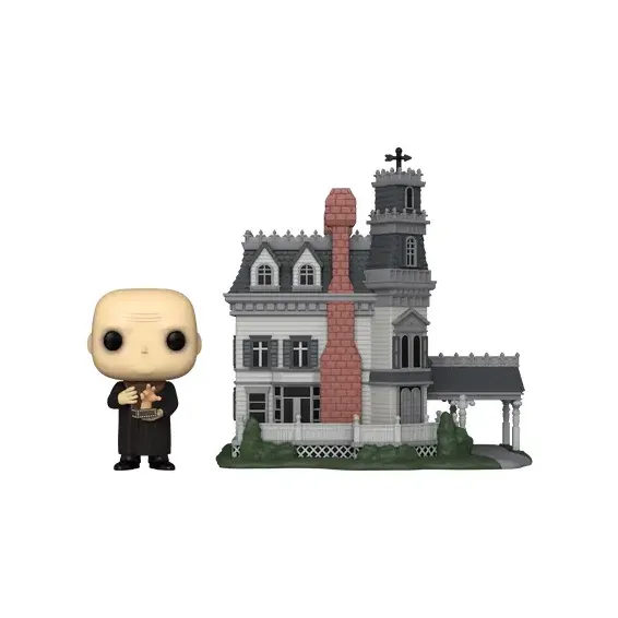 The Addams Family - Figura Uncle Fester & Addams Family Mansion 40 POP! Town Funko 3